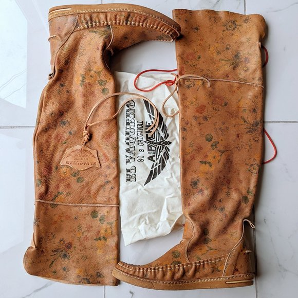 Free People El Vaquero Floral Knee Boots - Picture 2 of 7